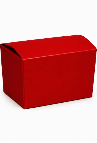 Bonbondoosjes KrabPraline Warm rood 250 grams 10x7x5,5cm 24stuks