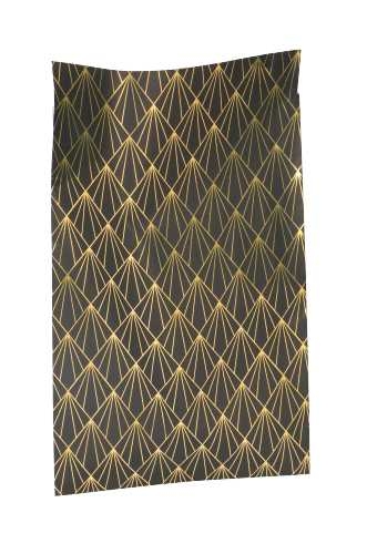 Kadozakjes Metallized Geometric Black Gold Rectangular 17x25cm 200st