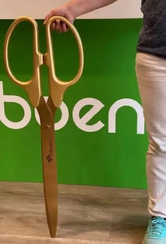 Super Openings Schaar Fabriano Goud afm 90cm huur prijs is per week