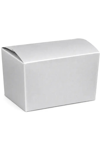 Bonbondoosjes KrabPraline Zilver mat 250 grams 10x7x5,5cm 24stuks