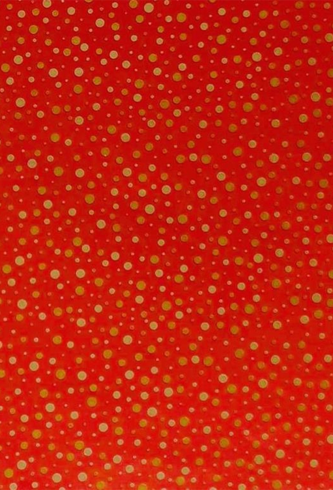 Kadopapier Red Sparkle Dots Metallic 30cm x 150meter