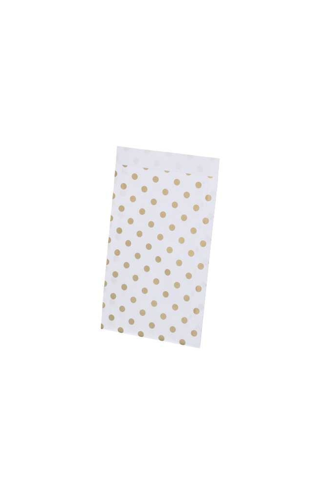 Kadozakjes Gouden Dots 12x19cm 250stuks
