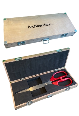 Super Openings Schaar Fabriano Rood afm 1meter huur prijs is per week
