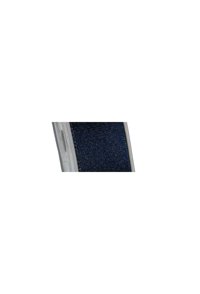 Luxe Satijn Dubbel Lint Blauw Metallic 25mm x 20meter