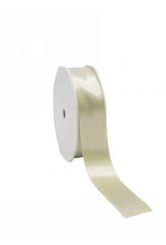 Luxe Satijn Dubbel Lint Goud Metallic 25mm x 20meter