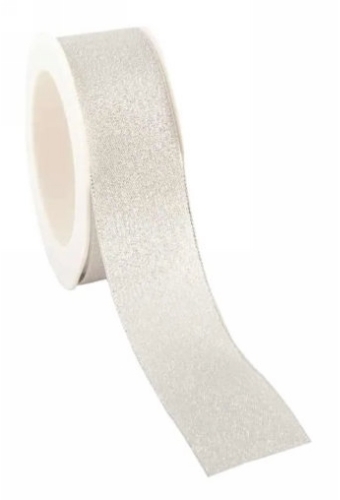 Kadolint Metallic Zilver Flare Woven 38mm x 20meter