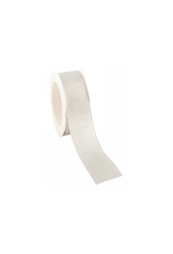 Kadolint Metallic Zilver Flare Woven 38mm x 20meter