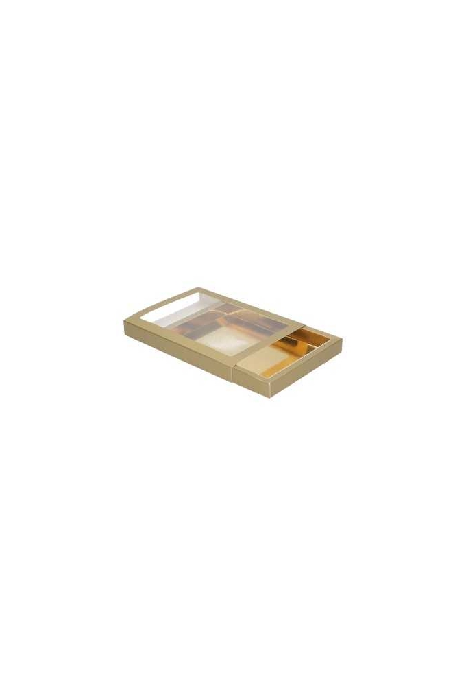 Chocoladeletterdozen Goud 17.7x14.2x2cm 60stuks