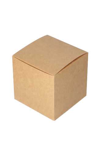 Kubus Cadeaudoosjes Kraft Mat 8x8x8cm 25stuks