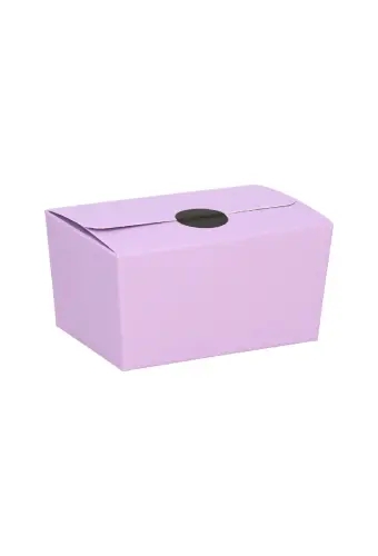 Bonbondoosjes KrabPraline Pastel lila 150 grams 8,5x6x5,5cm 24stuks