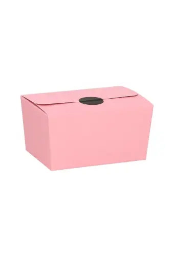 Bonbondoosjes KrabPraline Pastel roze 150 grams 8,5x6x5,5cm 24stuks
