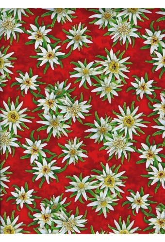 Kadopapier Consumentenrollen Everyday Bloem Rood 70cm x 2meter 1stuks