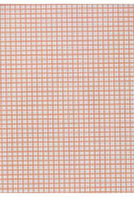 Kadopapier Consumentenrollen Everyday Ruit Oranje 70cm x 2meter 1st