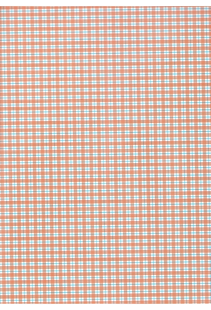 Kadopapier Consumentenrollen Everyday Ruit Oranje 70cm x 2meter 1st
