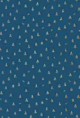 Kerstpapier Consumentenrol Alaska Metallic Boom 70cm x 1.5meter 1st