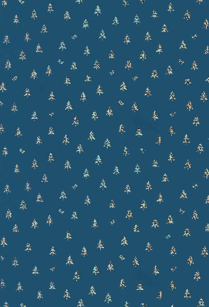 Kerstpapier Consumentenrol Alaska Metallic Boom 70cm x 1.5meter 1st