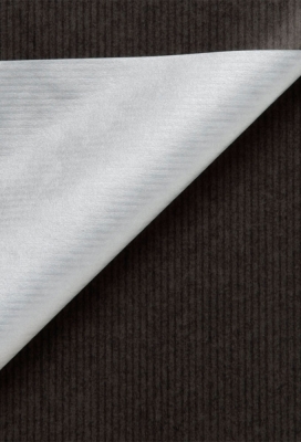 Geschenkpapier Kraft Dubbelzijdig Black & Silver 70cm x 100meter