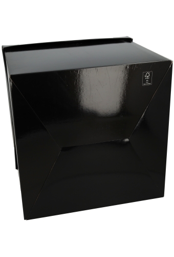 Luxe Geschenkdoos Torino Zwart Glossy FSC® 40x40x35cm 17 stuks