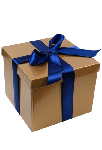 Luxe Geschenkdoos Torino Goud Glossy FSC® 20x20x15cm 19stuks