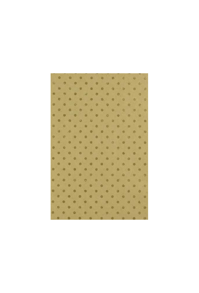 Kadopapier Glitter Dots Goud 70gr 40cm x 100meter