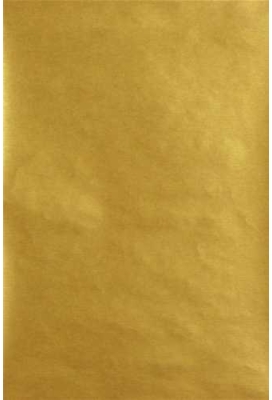 Kerstpapier Bruin Kraft Uni Goud 70cm x 250meter