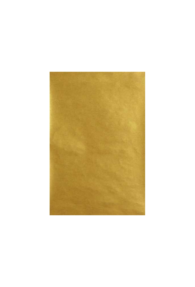 Kerstpapier Bruin Kraft Uni Goud 70cm x 250meter