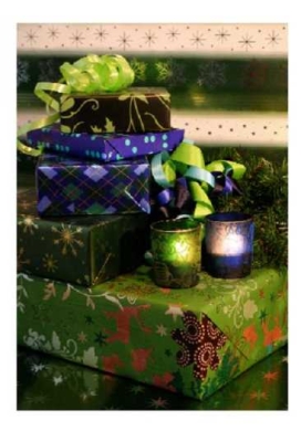 Kerstpapier Bruin Kraft Uni Goud 70cm x 250meter