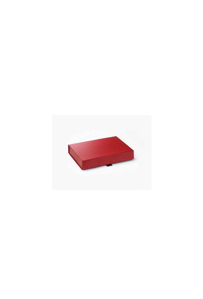 Luxueuze Magneetdozen Diamond & Lintje Rood 17x12x3.5cm 11stuks