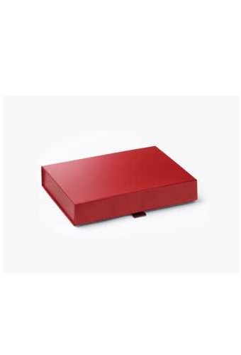 Luxueuze Magneetdozen Diamond & Lintje Rood 17x12x3.5cm 12stuks
