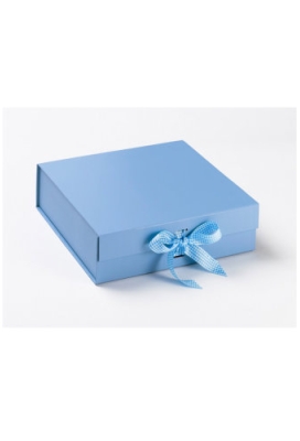 Luxueuze Magneetdozen Diamond & Satijn Blauw Mat 28.5x29x8.7cm 12stuks