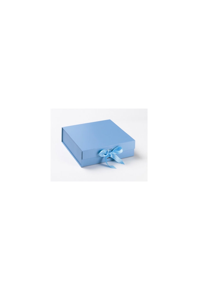Luxueuze Magneetdozen Diamond & Satijn Blauw Mat 28.5x29x8.7cm 12stuks
