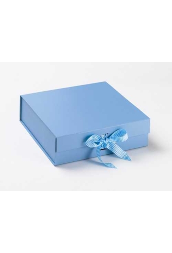 Luxueuze Magneetdozen Diamond & Satijn Blauw Mat 28.5x29x8.7cm 12stuks