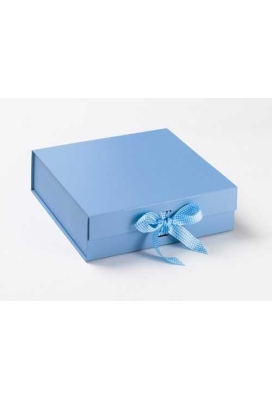 Luxueuze Magneetdozen Diamond & Satijn Blauw Mat 28.5x29x8.7cm 12stuks