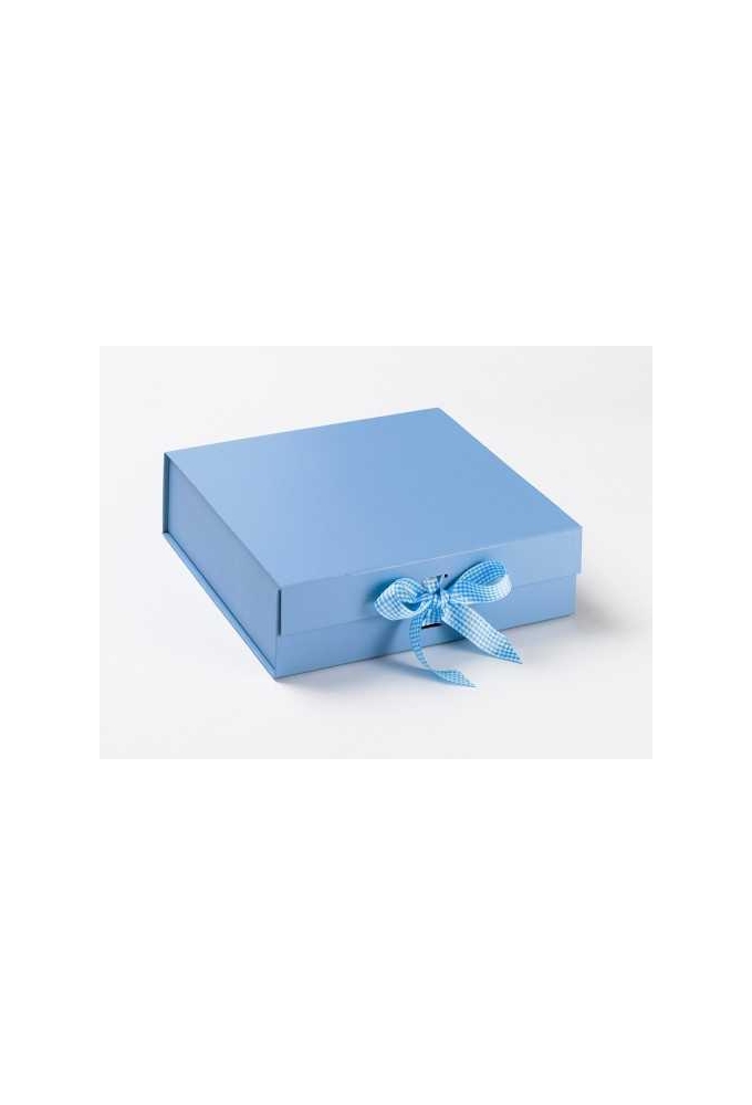 Luxueuze Magneetdozen Diamond & Satijn Blauw Mat 28.5x29x8.7cm 12stuks