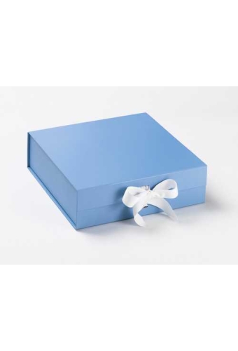 Luxueuze Magneetdozen Diamond & Satijn Blauw Mat 28.5x29x8.7cm 12stuks
