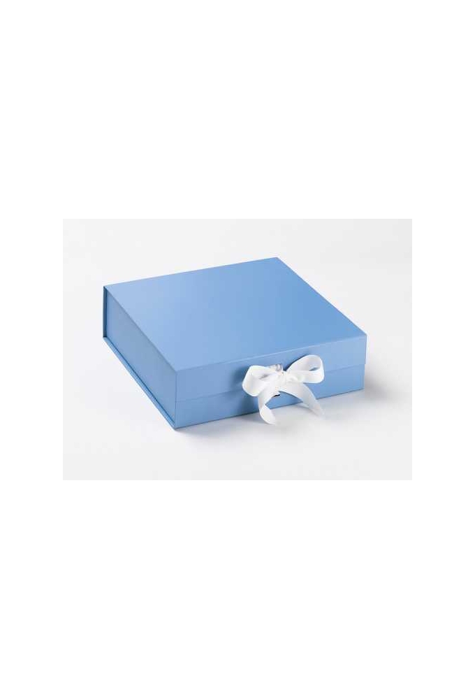 Luxueuze Magneetdozen Diamond & Satijn Blauw Mat 28.5x29x8.7cm 12stuks