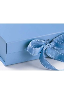 Luxueuze Magneetdozen Diamond & Satijn Blauw Mat 28.5x29x8.7cm 12stuks