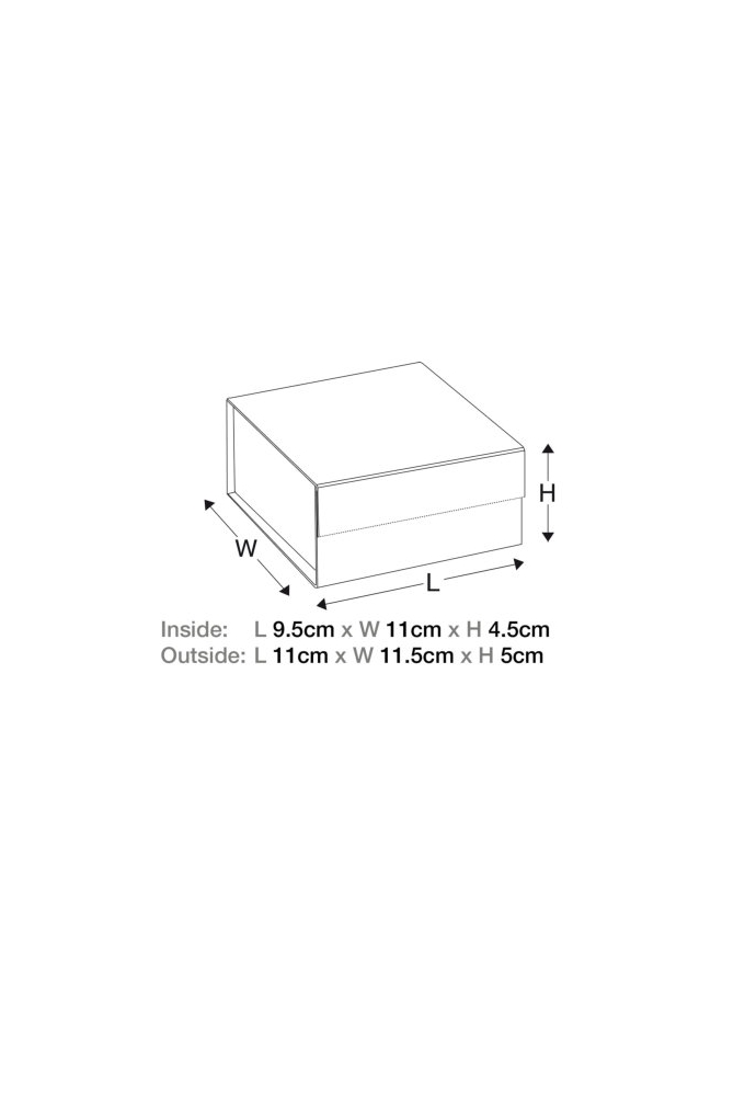 Luxueuze Magneetdozen Diamond & Satijn Rood 9.5x11x4.5cm 12st OP IS OP