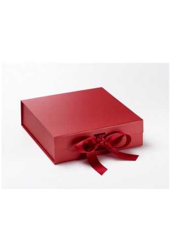 Luxueuze Magneetdozen Diamond & Satijn Rood 20.5x21.5x6cm 12stuks