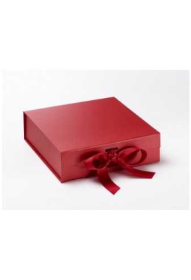 Luxueuze Magneetdozen Diamond & Satijn Rood 20.5x21.5x6cm 12stuks