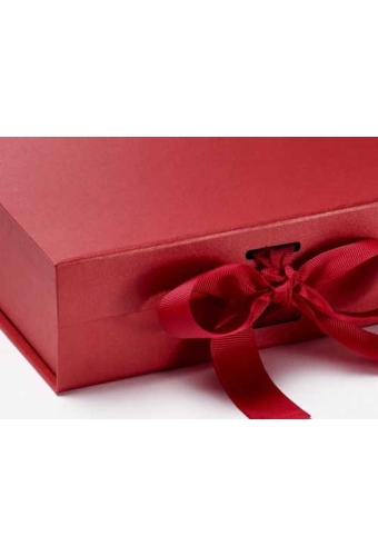 Luxueuze Magneetdozen Diamond & Satijn Rood 20.5x21.5x6cm 12stuks