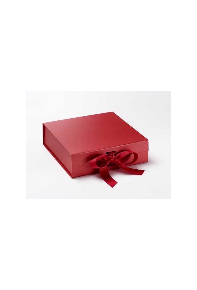 Luxueuze Magneetdozen Diamond & Satijn Rood 20.5x21.5x6cm 12stuks
