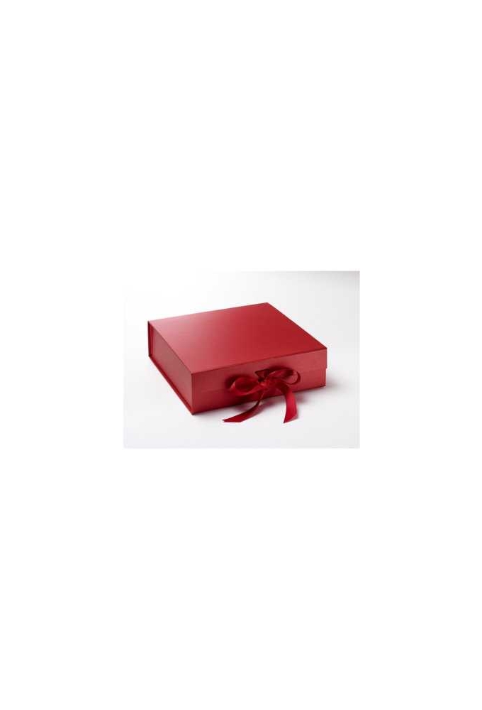 Luxueuze Magneetdozen Diamond & Satijn Rood 28.5x29x8.7cm 12stuks