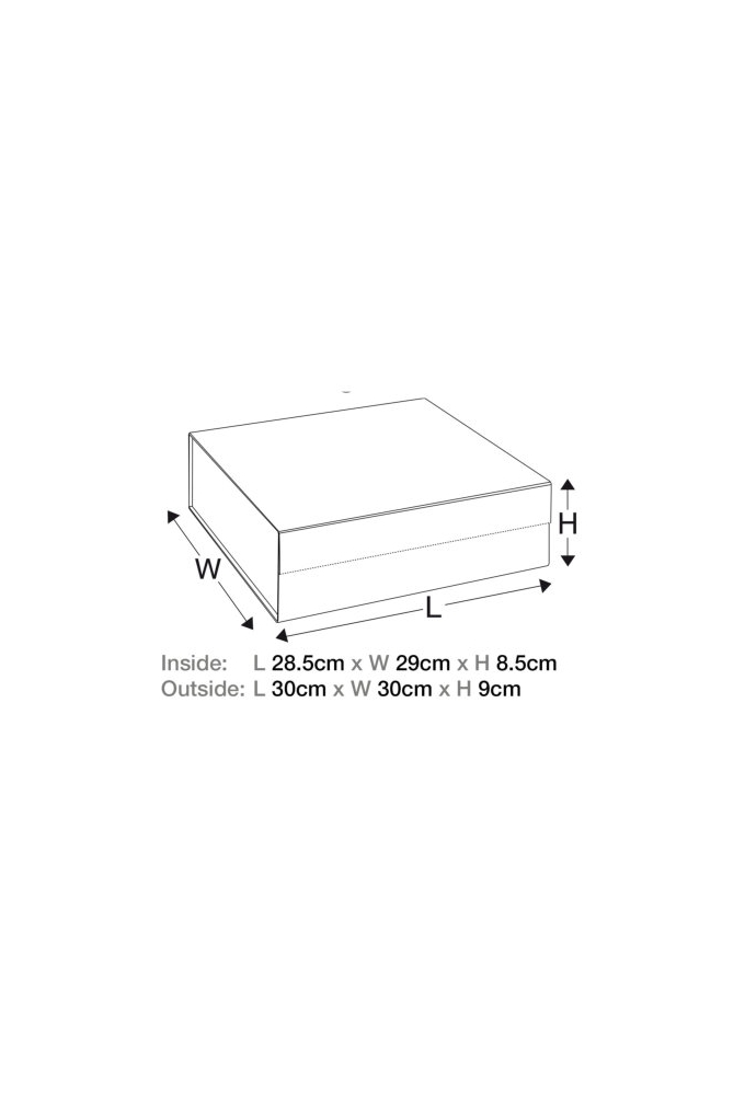 Luxueuze Magneetdozen Diamond & Satijn Rood 28.5x29x8.7cm 12stuks