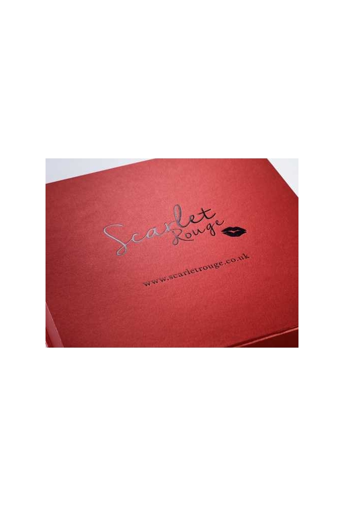 Luxueuze Magneetdozen Diamond & Satijn Rood 28.5x29x8.7cm 12stuks