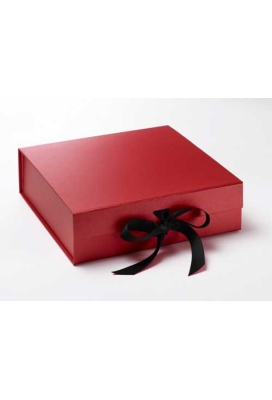 Luxueuze Magneetdozen Diamond & Satijn Rood 28.5x29x8.7cm 12stuks