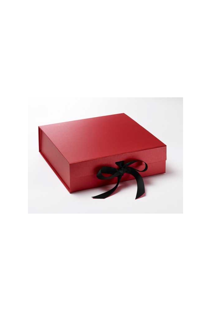 Luxueuze Magneetdozen Diamond & Satijn Rood 28.5x29x8.7cm 12stuks