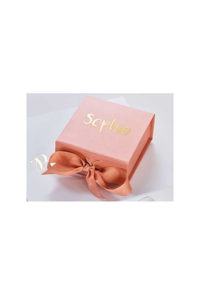 Luxueuze Magneetdozen Diamond & Satijn Roze Gold 9.5x11x4.5cm 12st