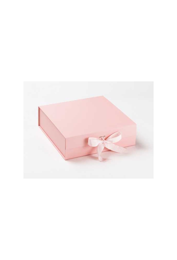 Luxueuze Magneetdozen Diamond & Satijn Roze Mat 28.5x29x8.7cm 12stuks