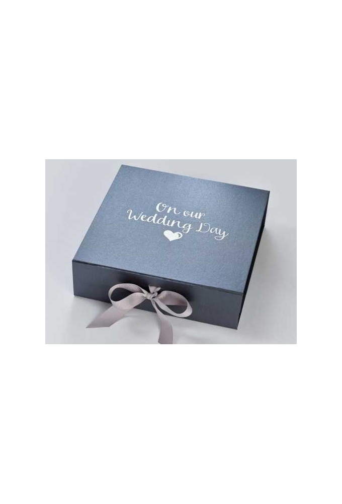 Luxueuze Magneetdozen Diamond & Satijn Tinnen Mat 20.5x21.5x6cm 12st